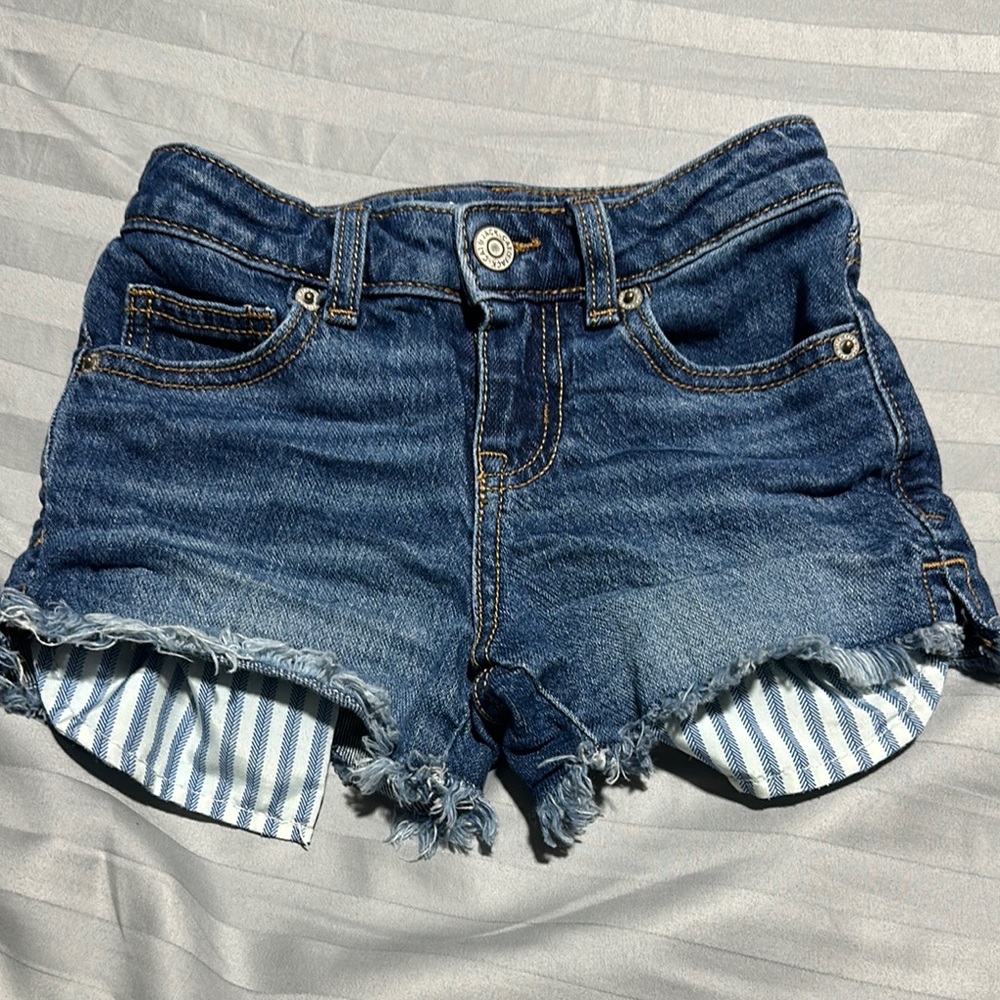 Cat & Jack toddler Denim Frayed Hem Shorts